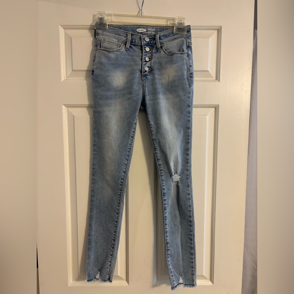 Old Navy Light Blue Girl's Skinny Jeans